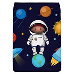 Boy Spaceman Space Rocket Ufo Planets Stars Removable Flap Cover (L)