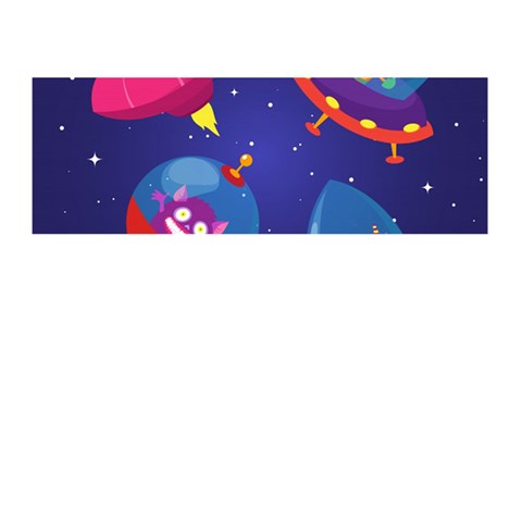Cartoon Funny Aliens With Ufo Duck Starry Sky Set Memory Card Reader (Stick) from ArtsNow.com Front