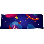 Cartoon Funny Aliens With Ufo Duck Starry Sky Set Body Pillow Case Dakimakura (Two Sides)