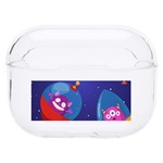 Cartoon Funny Aliens With Ufo Duck Starry Sky Set Hard PC AirPods Pro Case