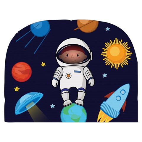 Boy Spaceman Space Rocket Ufo Planets Stars Make Up Case (Medium) from ArtsNow.com Front