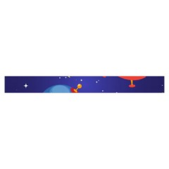 Cartoon Funny Aliens With Ufo Duck Starry Sky Set Medium Tote Bag from ArtsNow.com Strap