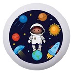 Boy Spaceman Space Rocket Ufo Planets Stars Dento Box with Mirror