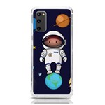 Boy Spaceman Space Rocket Ufo Planets Stars Samsung Galaxy S20 6.2 Inch TPU UV Case