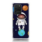 Boy Spaceman Space Rocket Ufo Planets Stars Samsung Galaxy S20 Ultra 6.9 Inch TPU UV Case