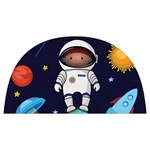Boy Spaceman Space Rocket Ufo Planets Stars Anti Scalding Pot Cap