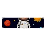 Boy Spaceman Space Rocket Ufo Planets Stars Banner and Sign 4  x 1 