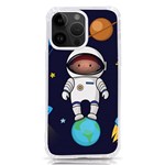 Boy Spaceman Space Rocket Ufo Planets Stars iPhone 14 Pro Max TPU UV Print Case