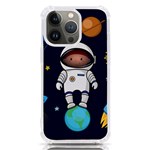 Boy Spaceman Space Rocket Ufo Planets Stars iPhone 13 Pro TPU UV Print Case