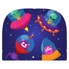 Cartoon Funny Aliens With Ufo Duck Starry Sky Set Make Up Case (Small) from ArtsNow.com Back