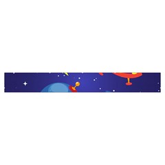 Cartoon Funny Aliens With Ufo Duck Starry Sky Set Make Up Case (Small) from ArtsNow.com Zipper Tape Front