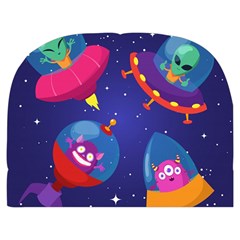 Cartoon Funny Aliens With Ufo Duck Starry Sky Set Make Up Case (Medium) from ArtsNow.com Back