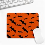 Halloween Card With Bats Flying Pattern Small Mousepad