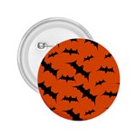 Halloween Card With Bats Flying Pattern 2.25  Buttons