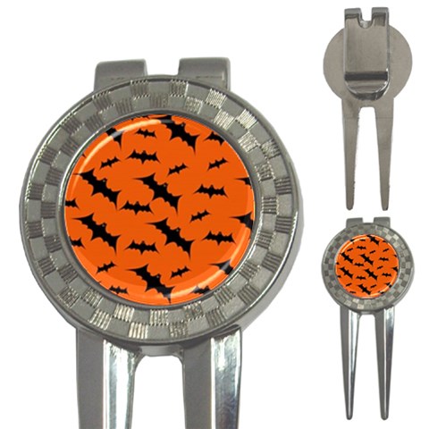 Halloween Card With Bats Flying Pattern 3 Front