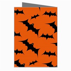 Halloween Card With Bats Flying Pattern Greeting Card from ArtsNow.com Right