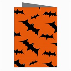 Halloween Card With Bats Flying Pattern Greeting Cards (Pkg of 8) from ArtsNow.com Right