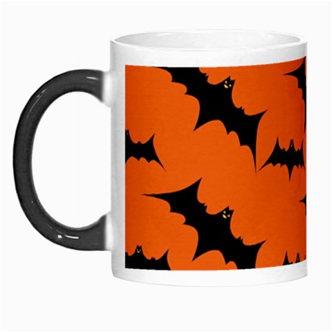 Halloween Card With Bats Flying Pattern Morph Mug from ArtsNow.com Left