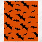 Halloween Card With Bats Flying Pattern Canvas 8  x 10 