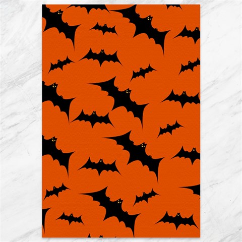 Halloween Card With Bats Flying Pattern Canvas 12  x 18  from ArtsNow.com 11.88 x17.36  Canvas - 1