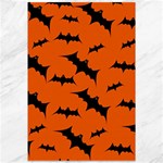 Halloween Card With Bats Flying Pattern Canvas 12  x 18 