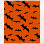 Halloween Card With Bats Flying Pattern Canvas 20  x 24 