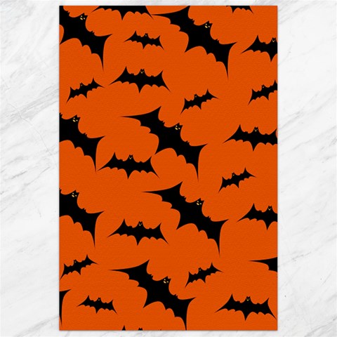 Halloween Card With Bats Flying Pattern Canvas 24  x 36  from ArtsNow.com 23.35 x34.74  Canvas - 1