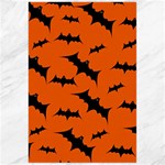 Halloween Card With Bats Flying Pattern Canvas 24  x 36 