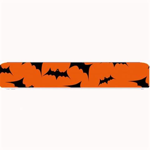 Halloween Card With Bats Flying Pattern Small Bar Mat from ArtsNow.com 24 x4  Bar Mat