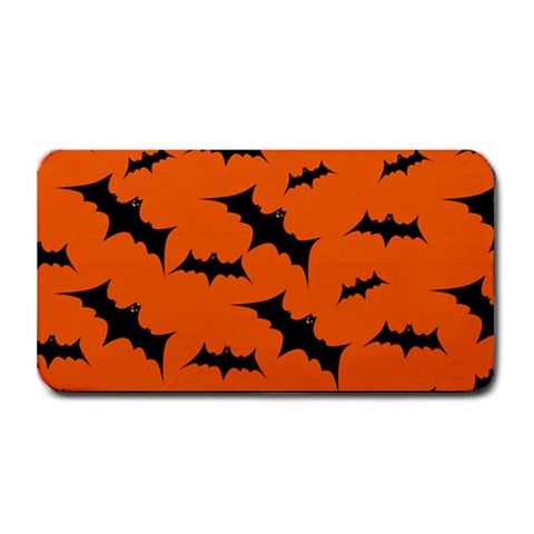 Halloween Card With Bats Flying Pattern Medium Bar Mat from ArtsNow.com 16 x8.5  Bar Mat