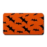 Halloween Card With Bats Flying Pattern Medium Bar Mat