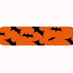Halloween Card With Bats Flying Pattern Large Bar Mat
