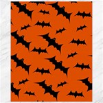 Halloween Card With Bats Flying Pattern Canvas 11  x 14 