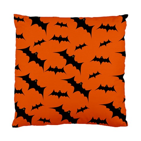 Halloween Card With Bats Flying Pattern Standard Cushion Case (Two Sides) from ArtsNow.com Front