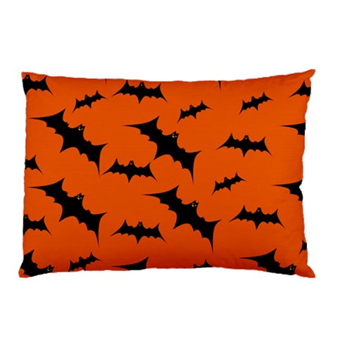 Halloween Card With Bats Flying Pattern Pillow Case from ArtsNow.com 26.62 x18.9  Pillow Case
