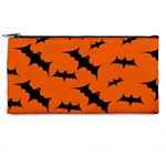 Halloween Card With Bats Flying Pattern Pencil Case