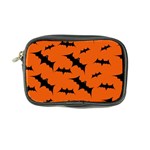Halloween Card With Bats Flying Pattern Coin Purse