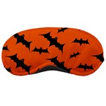 Halloween Card With Bats Flying Pattern Sleep Mask