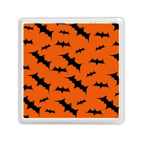 Halloween Card With Bats Flying Pattern Memory Card Reader (Square) from ArtsNow.com Front