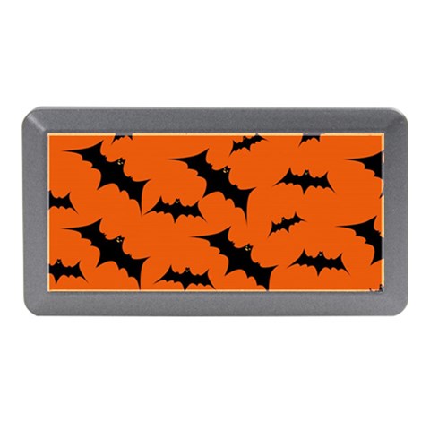Halloween Card With Bats Flying Pattern Memory Card Reader (Mini) from ArtsNow.com Front