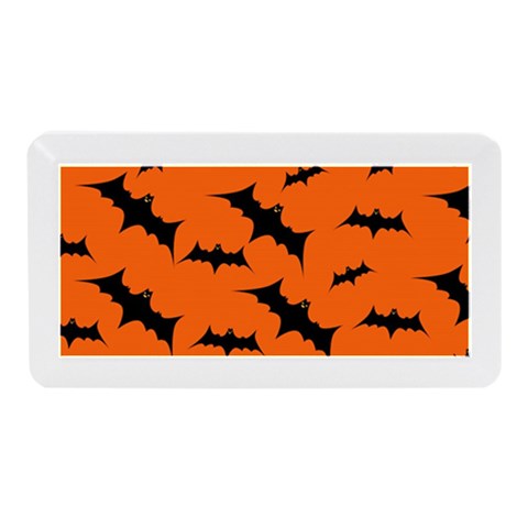 Halloween Card With Bats Flying Pattern Memory Card Reader (Mini) from ArtsNow.com Front