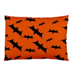 Halloween Card With Bats Flying Pattern Pillow Case (Two Sides)