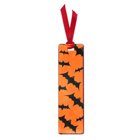 Halloween Card With Bats Flying Pattern Small Book Marks from ArtsNow.com Front