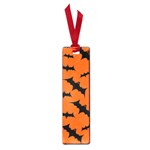 Halloween Card With Bats Flying Pattern Small Book Marks