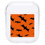 Halloween Card With Bats Flying Pattern Hard PC AirPods 1/2 Case