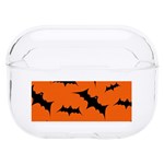 Halloween Card With Bats Flying Pattern Hard PC AirPods Pro Case