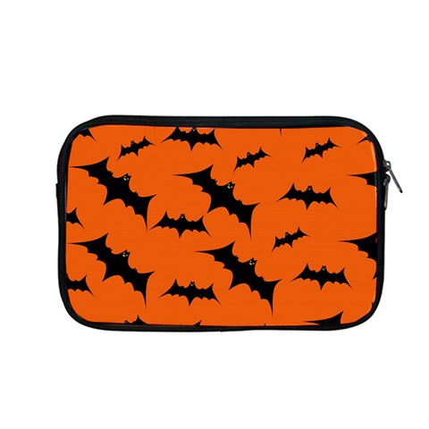 Halloween Card With Bats Flying Pattern Apple MacBook Pro 13  Zipper Case from ArtsNow.com Front
