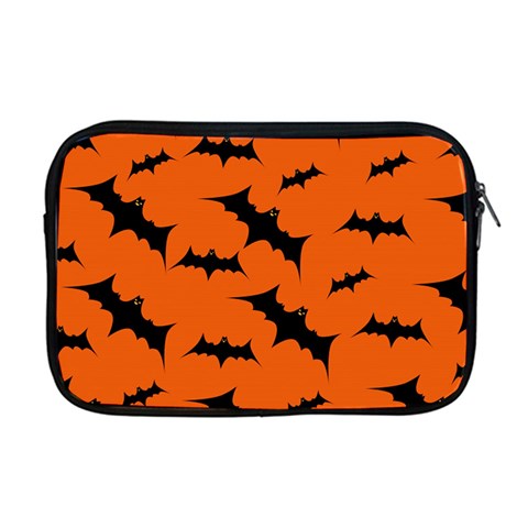Halloween Card With Bats Flying Pattern Apple MacBook Pro 17  Zipper Case from ArtsNow.com Front