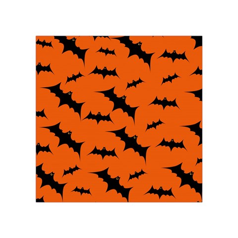 Halloween Card With Bats Flying Pattern Square Tapestry (Small) from ArtsNow.com Front