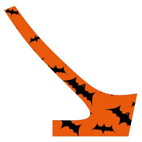 Halloween Card With Bats Flying Pattern Cross Back Hipster Bikini Set from ArtsNow.com Back Right